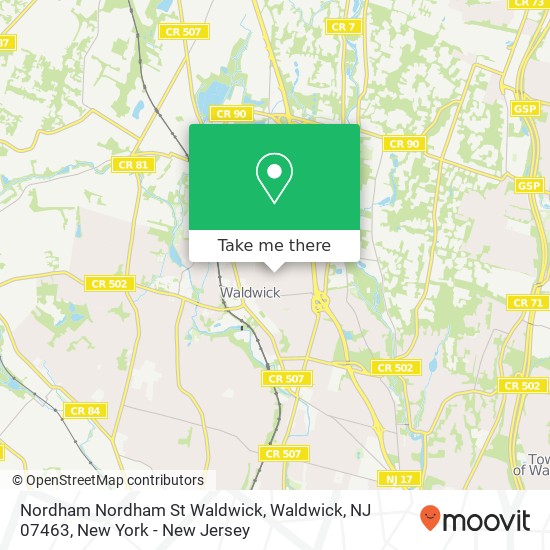 Nordham Nordham St Waldwick, Waldwick, NJ 07463 map