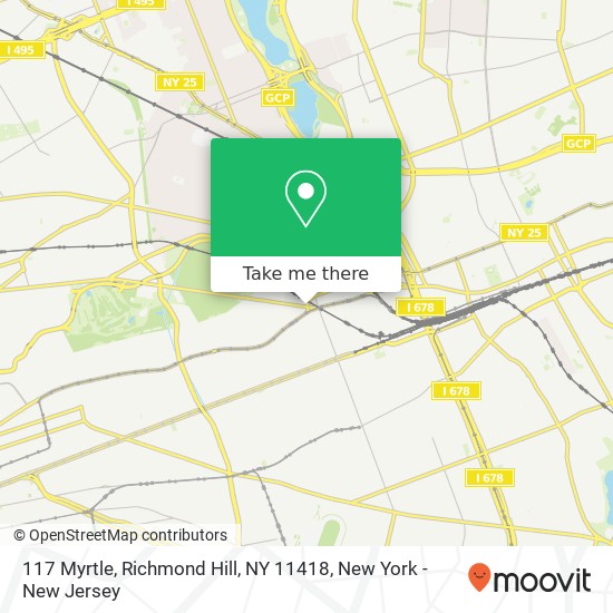 117 Myrtle, Richmond Hill, NY 11418 map