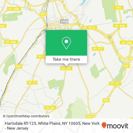Hartsdale RT-125, White Plains, NY 10605 map