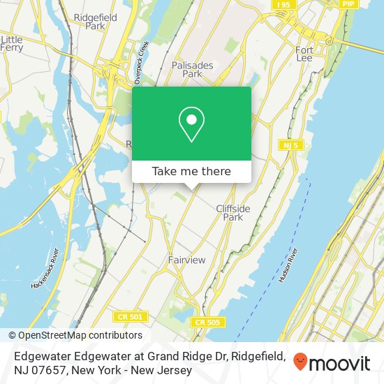 Edgewater Edgewater at Grand Ridge Dr, Ridgefield, NJ 07657 map