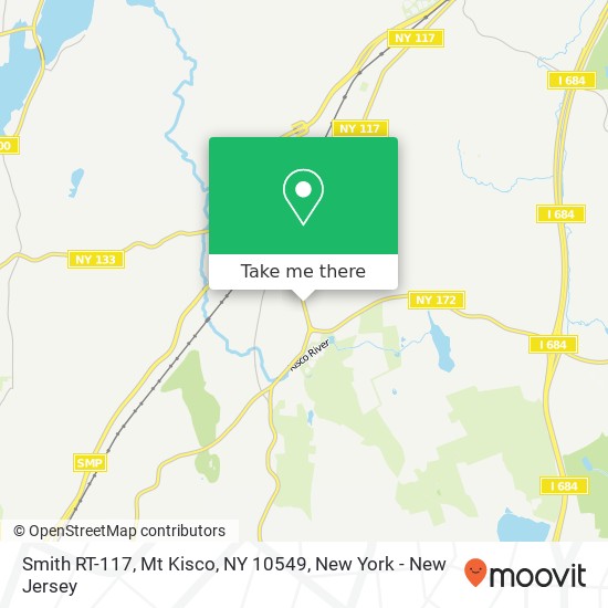 Mapa de Smith RT-117, Mt Kisco, NY 10549