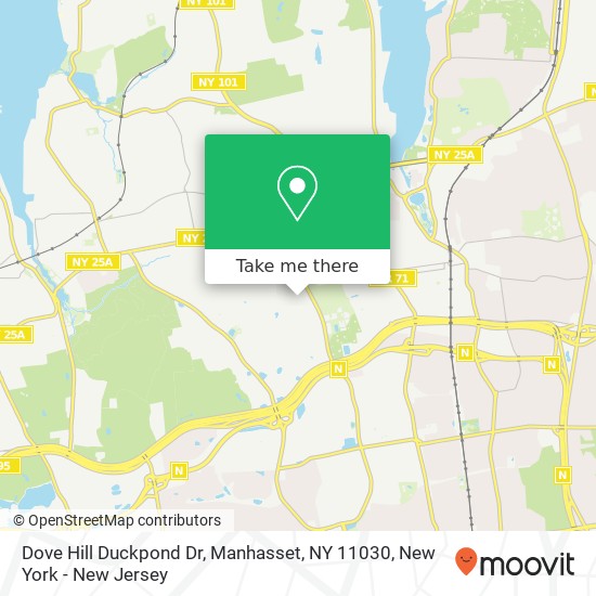 Dove Hill Duckpond Dr, Manhasset, NY 11030 map