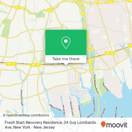 Mapa de Fresh Start Recovery Residence, 34 Guy Lombardo Ave