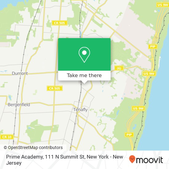 Mapa de Prime Academy, 111 N Summit St