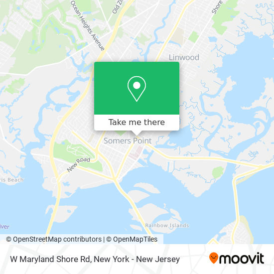 Mapa de W Maryland Shore Rd