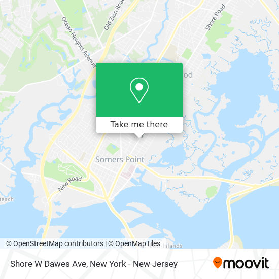 Mapa de Shore W Dawes Ave