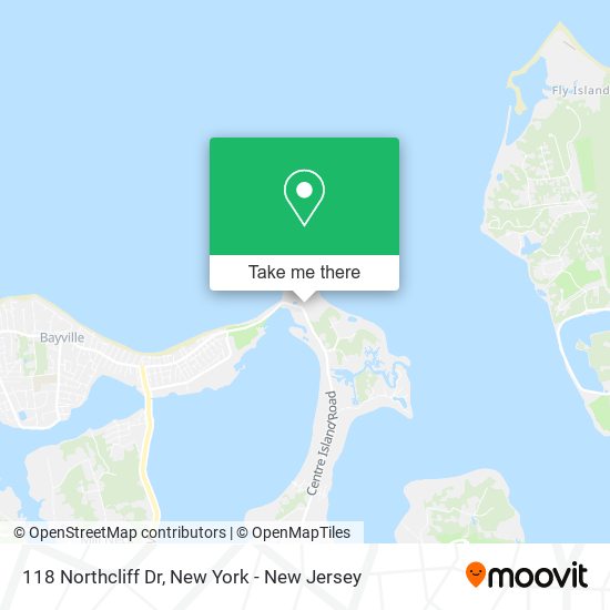 118 Northcliff Dr, Oyster Bay, NY 11771 map