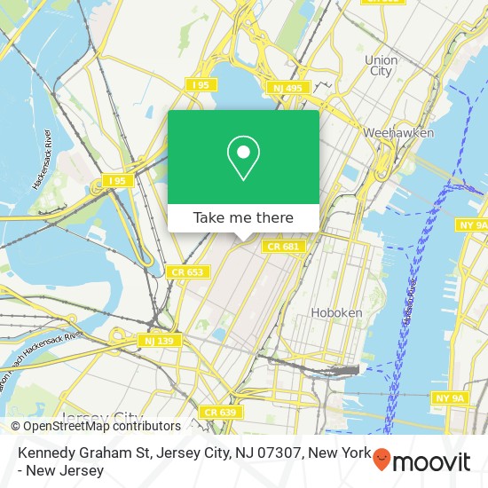 Kennedy Graham St, Jersey City, NJ 07307 map