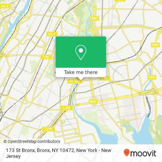 Mapa de 173 St Bronx, Bronx, NY 10472