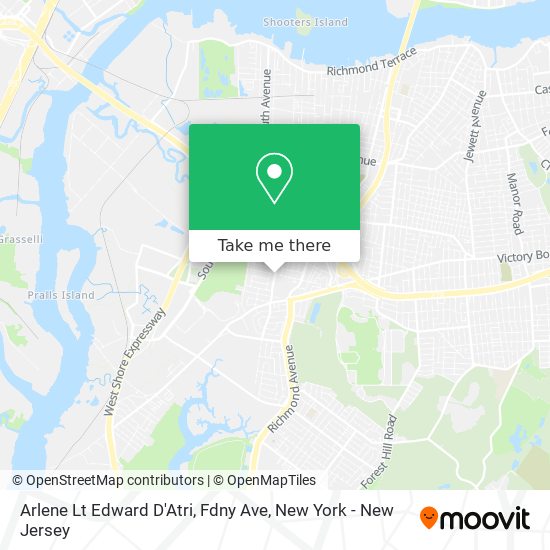 Mapa de Arlene Lt Edward D'Atri, Fdny Ave