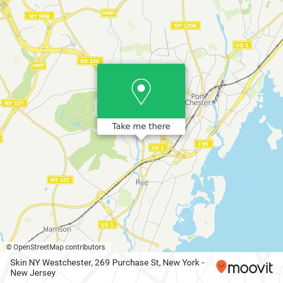 Mapa de Skin NY Westchester, 269 Purchase St