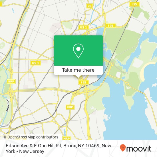 Edson Ave & E Gun Hill Rd, Bronx, NY 10469 map