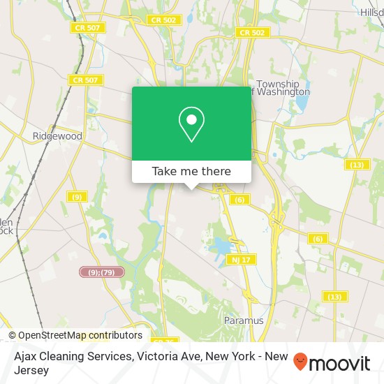 Ajax Cleaning Services, Victoria Ave map