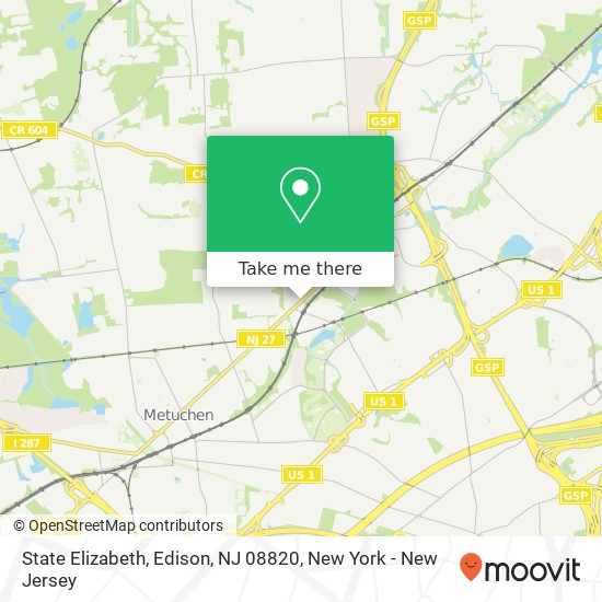 State Elizabeth, Edison, NJ 08820 map