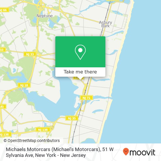 Mapa de Michaels Motorcars (Michael's Motorcars), 51 W Sylvania Ave
