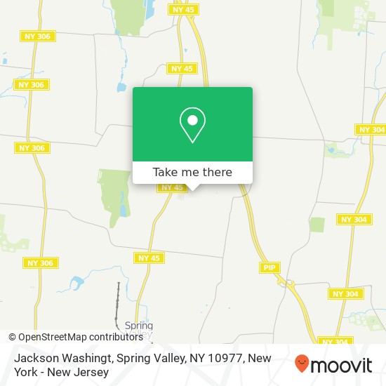 Jackson Washingt, Spring Valley, NY 10977 map