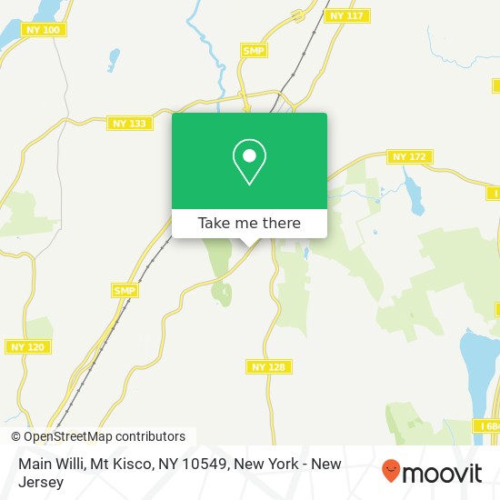 Mapa de Main Willi, Mt Kisco, NY 10549