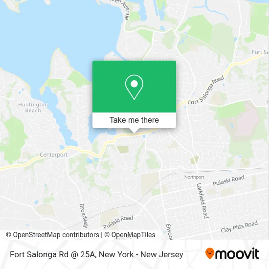 Fort Salonga Rd @ 25A map