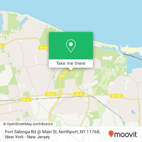 Fort Salonga Rd @ Main St, Northport, NY 11768 map