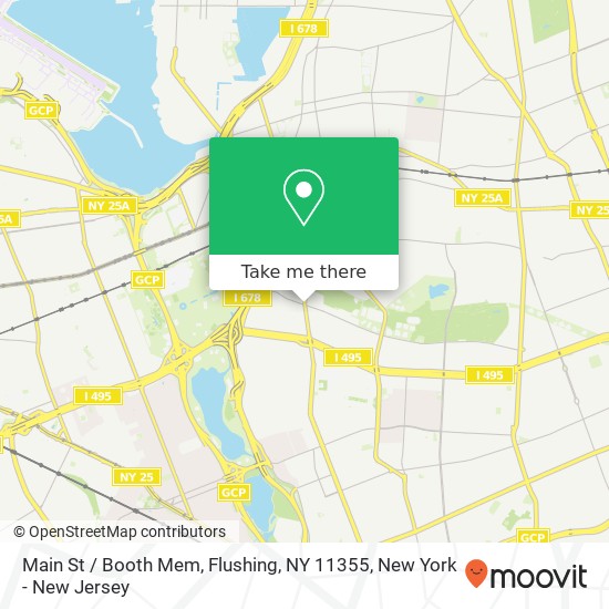 Mapa de Main St / Booth Mem, Flushing, NY 11355