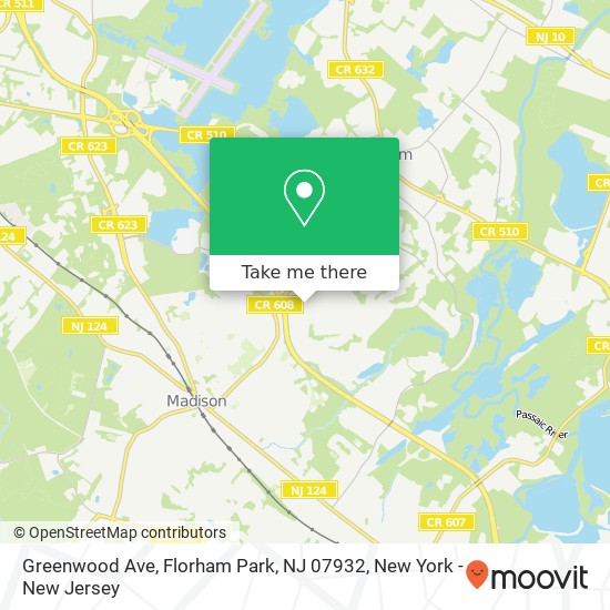 Greenwood Ave, Florham Park, NJ 07932 map