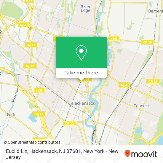 Euclid Lin, Hackensack, NJ 07601 map