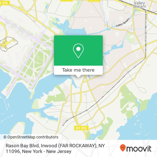 Mapa de Rason Bay Blvd, Inwood (FAR ROCKAWAY), NY 11096