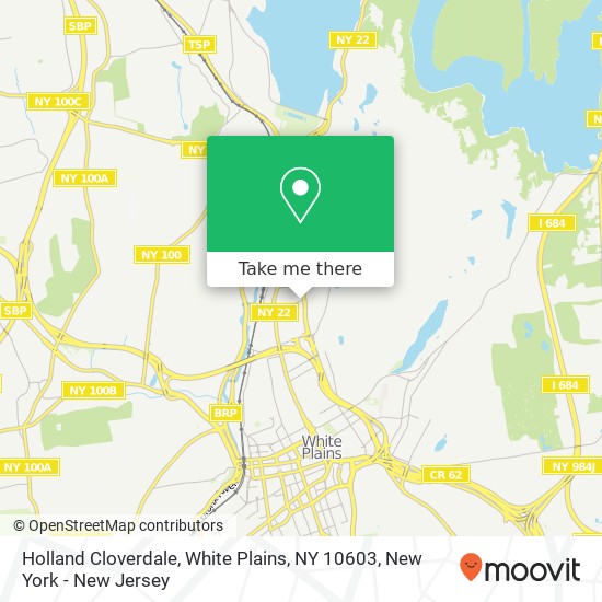 Mapa de Holland Cloverdale, White Plains, NY 10603