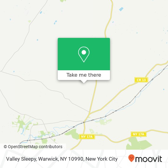 Valley Sleepy, Warwick, NY 10990 map