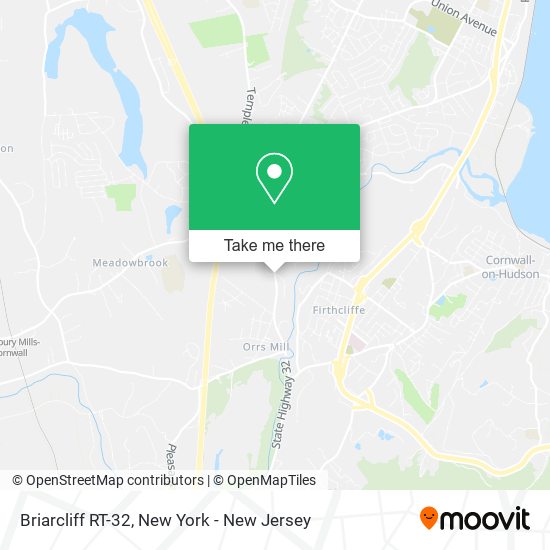 Briarcliff RT-32, New Windsor, NY 12553 map