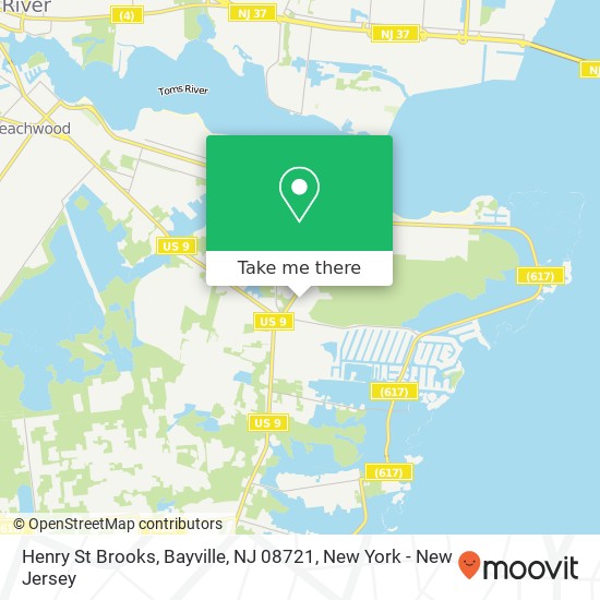 Henry St Brooks, Bayville, NJ 08721 map