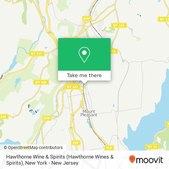 Hawthorne Wine & Spirits (Hawthorne Wines & Spirits) map