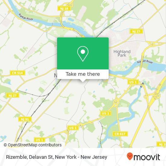 Rizemble, Delavan St map