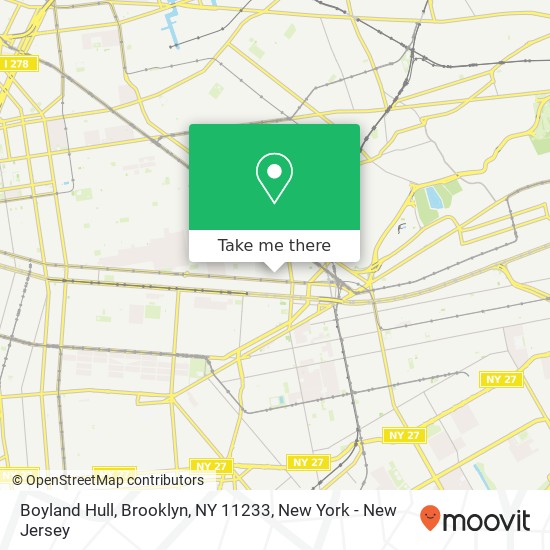 Boyland Hull, Brooklyn, NY 11233 map