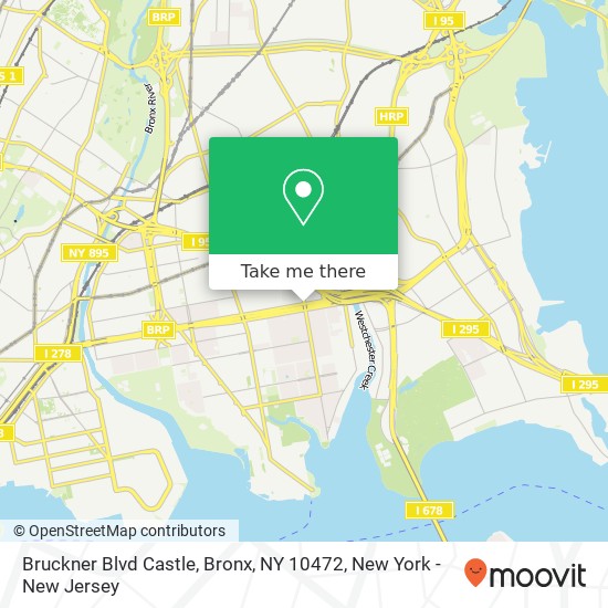 Mapa de Bruckner Blvd Castle, Bronx, NY 10472