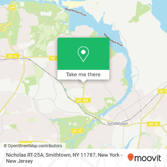 Nicholas RT-25A, Smithtown, NY 11787 map