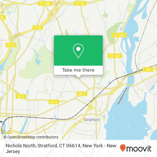 Nichols North, Stratford, CT 06614 map
