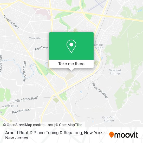 Arnold Robt D Piano Tuning & Repairing map