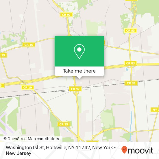 Mapa de Washington Isl St, Holtsville, NY 11742