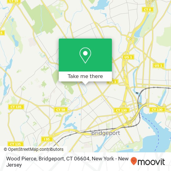Wood Pierce, Bridgeport, CT 06604 map
