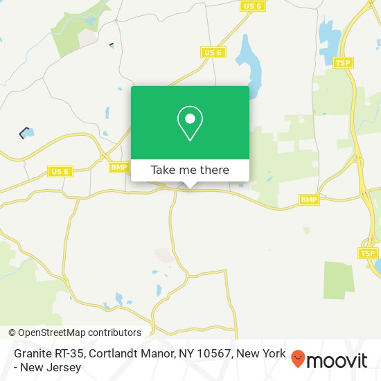 Mapa de Granite RT-35, Cortlandt Manor, NY 10567