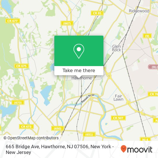 665 Bridge Ave, Hawthorne, NJ 07506 map
