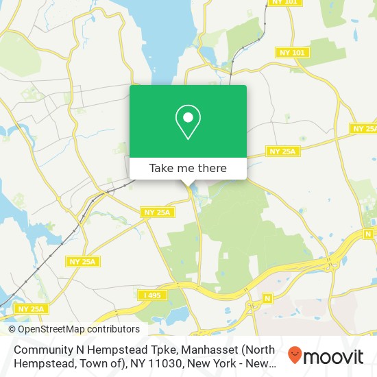 Community N Hempstead Tpke, Manhasset (North Hempstead, Town of), NY 11030 map