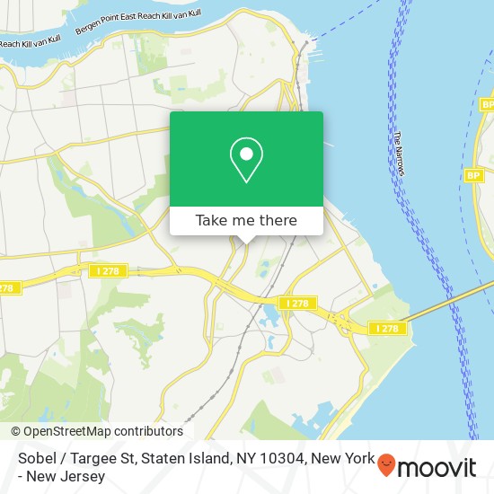 Mapa de Sobel / Targee St, Staten Island, NY 10304