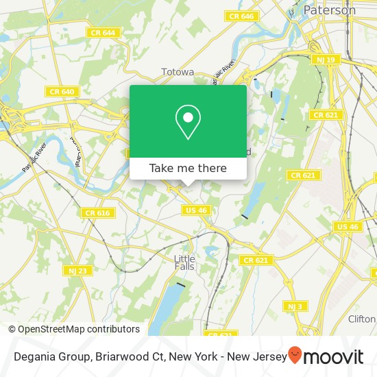 Mapa de Degania Group, Briarwood Ct