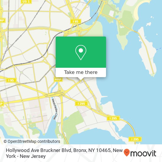 Hollywood Ave Bruckner Blvd, Bronx, NY 10465 map