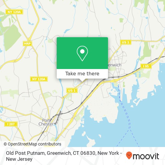 Mapa de Old Post Putnam, Greenwich, CT 06830