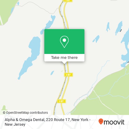 Alpha & Omega Dental, 220 Route 17 map