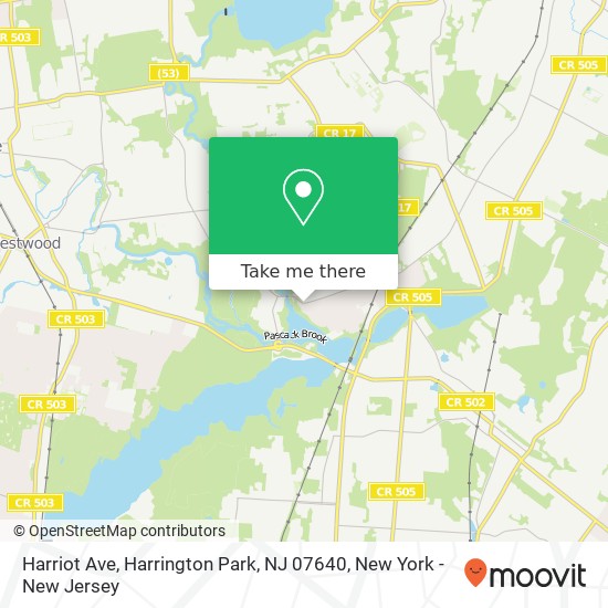 Harriot Ave, Harrington Park, NJ 07640 map