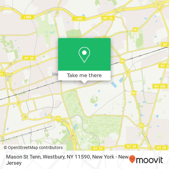 Mason St Tenn, Westbury, NY 11590 map